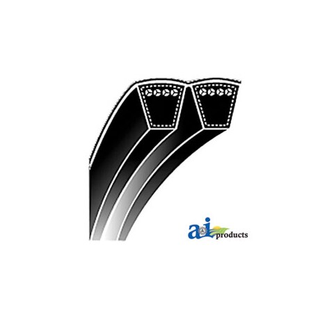 A & I Products Classical Banded V-Belt (1/2" X 81") 24" x24" x1" A-A79/02